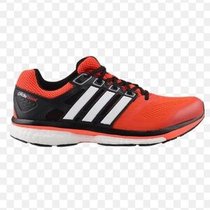 Adidas Supernova Glide Boost Running Low Top Shoes Impact Orange Men size 10 S9